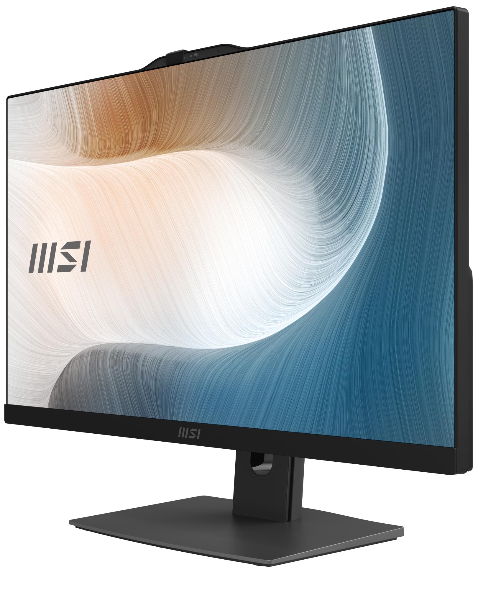 Monoblock PC MSI CPU Intel Intel Core 5 Intel Core 5 120U RAM 16 GB DDR5-SDRAM Screen 23.8 " 1920 x 1080 pixels Storage 512 GB SSDs 512 GB Not available On-board graphics Yes Intel® Graphics Black MODERNAM242P1M-2088XEU - Image 2