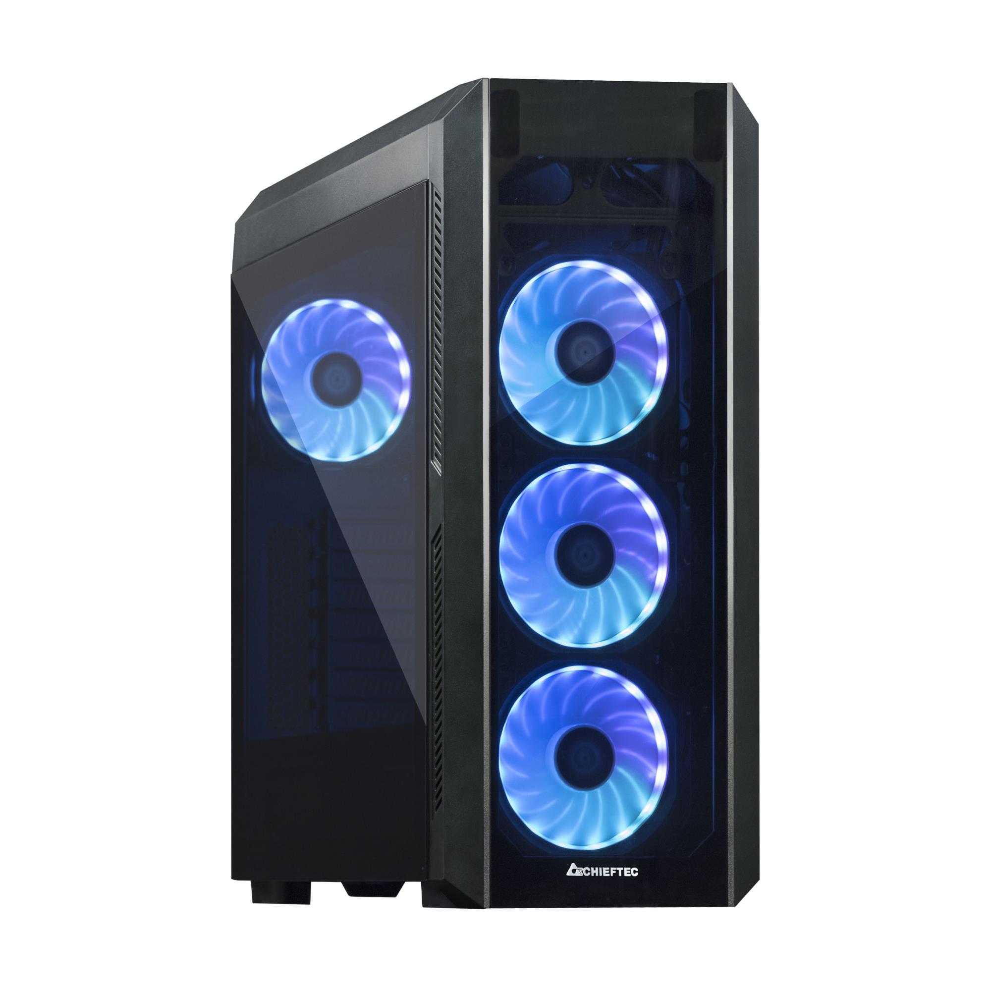 Case CHIEFTEC ATX/micro ATX/Mini-ITX Black Tower PC Scorpion 3 GL-03B-OP