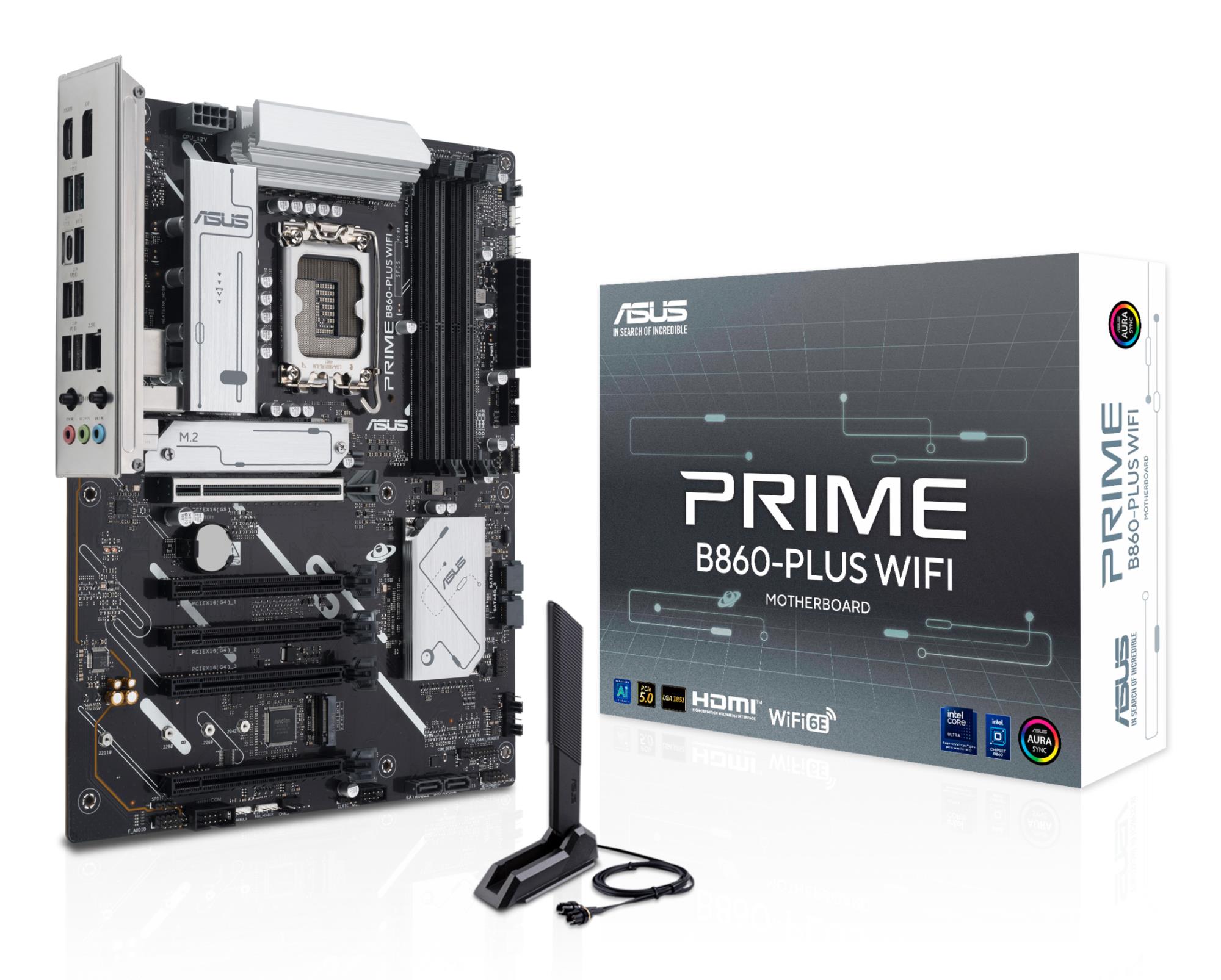 Mainboard ASUS Intel B860 Express LGA1851 ATX Memory DDR5 Memory slots 4 PRIMEB860-PLUSWIFI