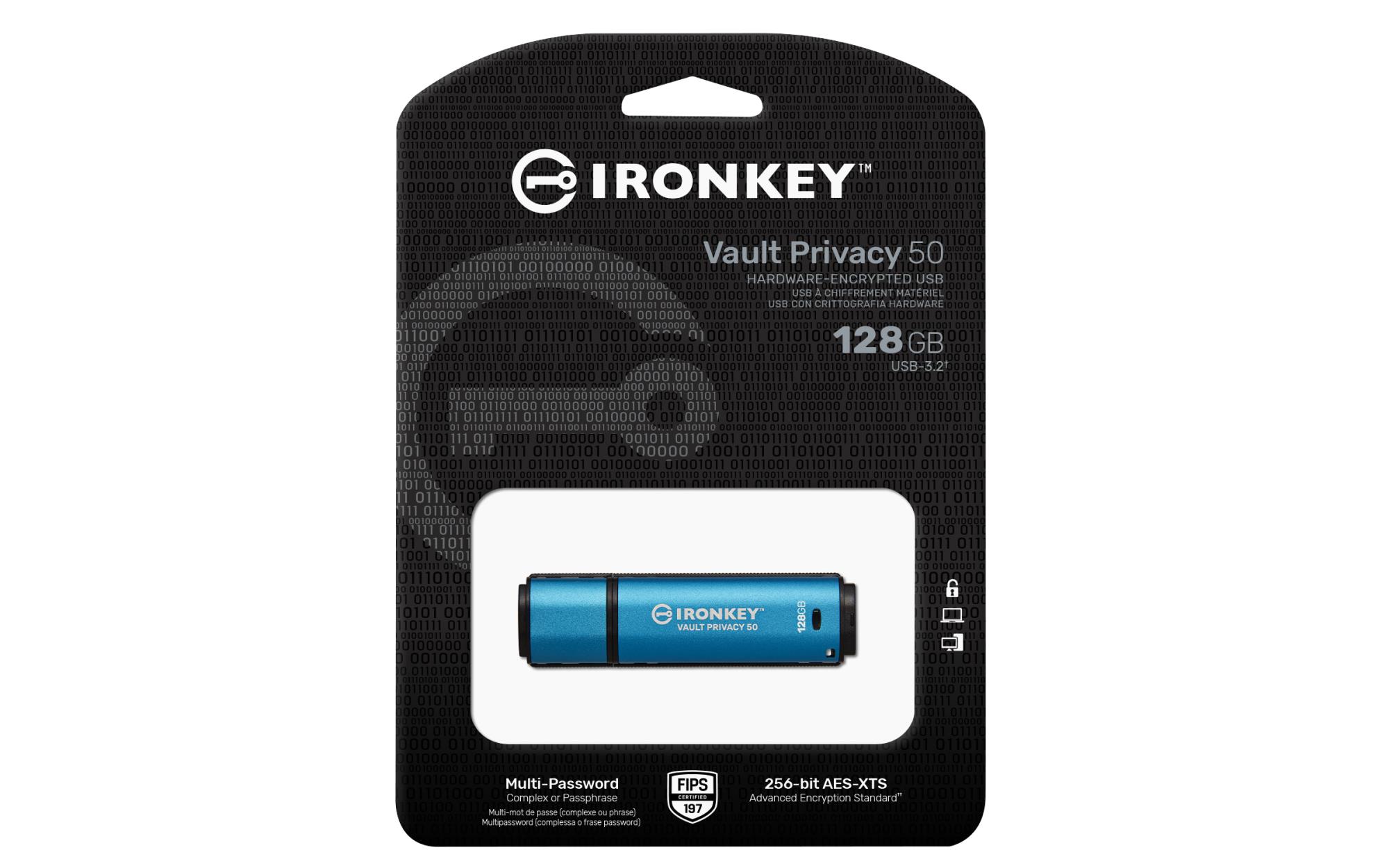 MEMORY DRIVE FLASH USB3.2/128GB IKVP50/128GB KINGSTON - Image 3