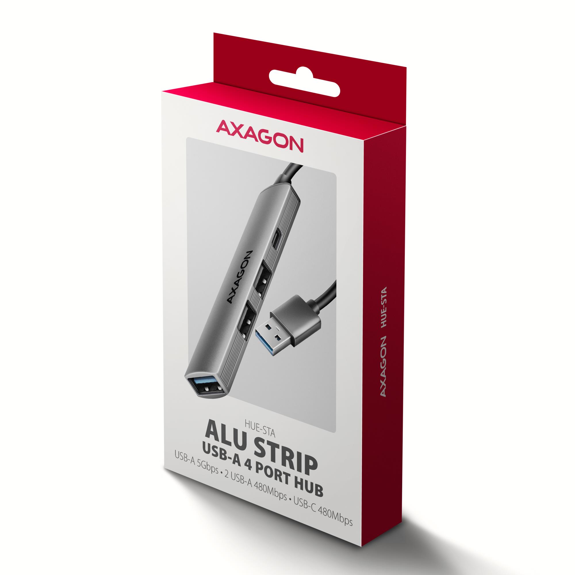 I/O HUB USB3.2 4PORT/0.12M HUE-STA AXAGON - Image 11