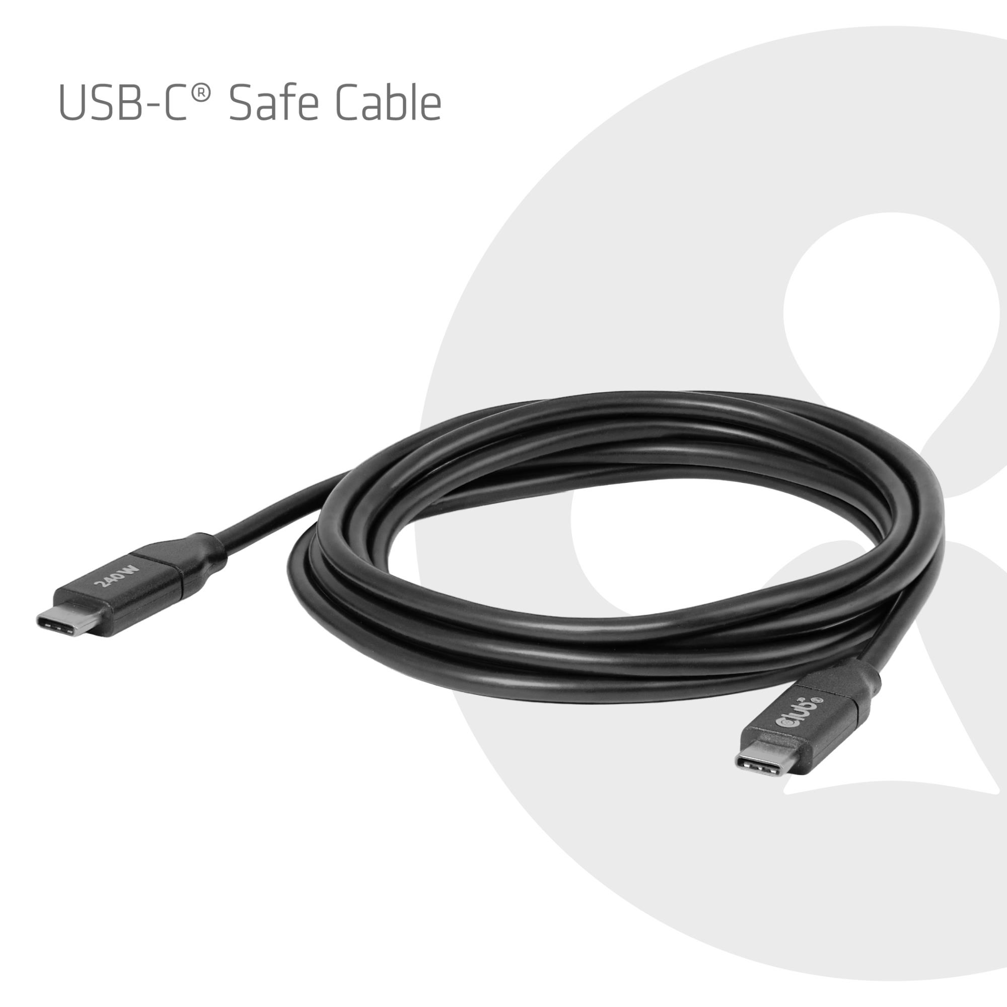 CABLE USB-C 2M/CAC-2506 CLUB3D - Image 2