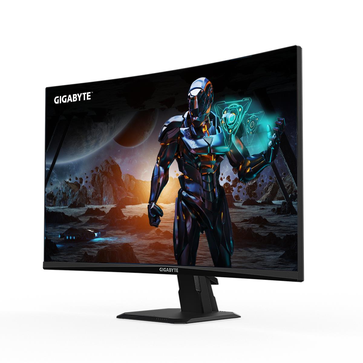 LCD Monitor GIGABYTE GS27FC Gaming Monitor 27" Gaming/Curved Panel VA 1920x1080 16:9 180Hz Matte 1 ms Tilt Colour Black GS27FCEK - Image 2