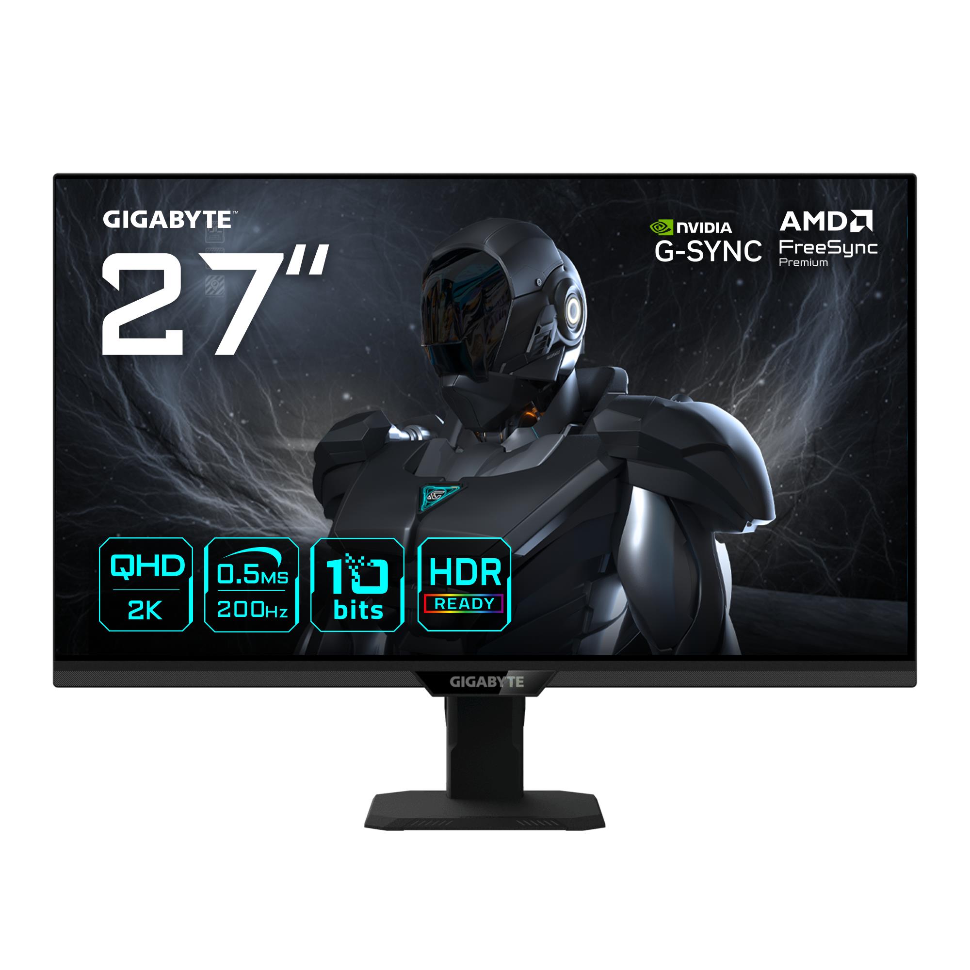 LCD Monitor GIGABYTE 27 " 2560 x 1440 pixels Quad HD Native aspect ratio 16:9 LED Flat G27Q20TEK