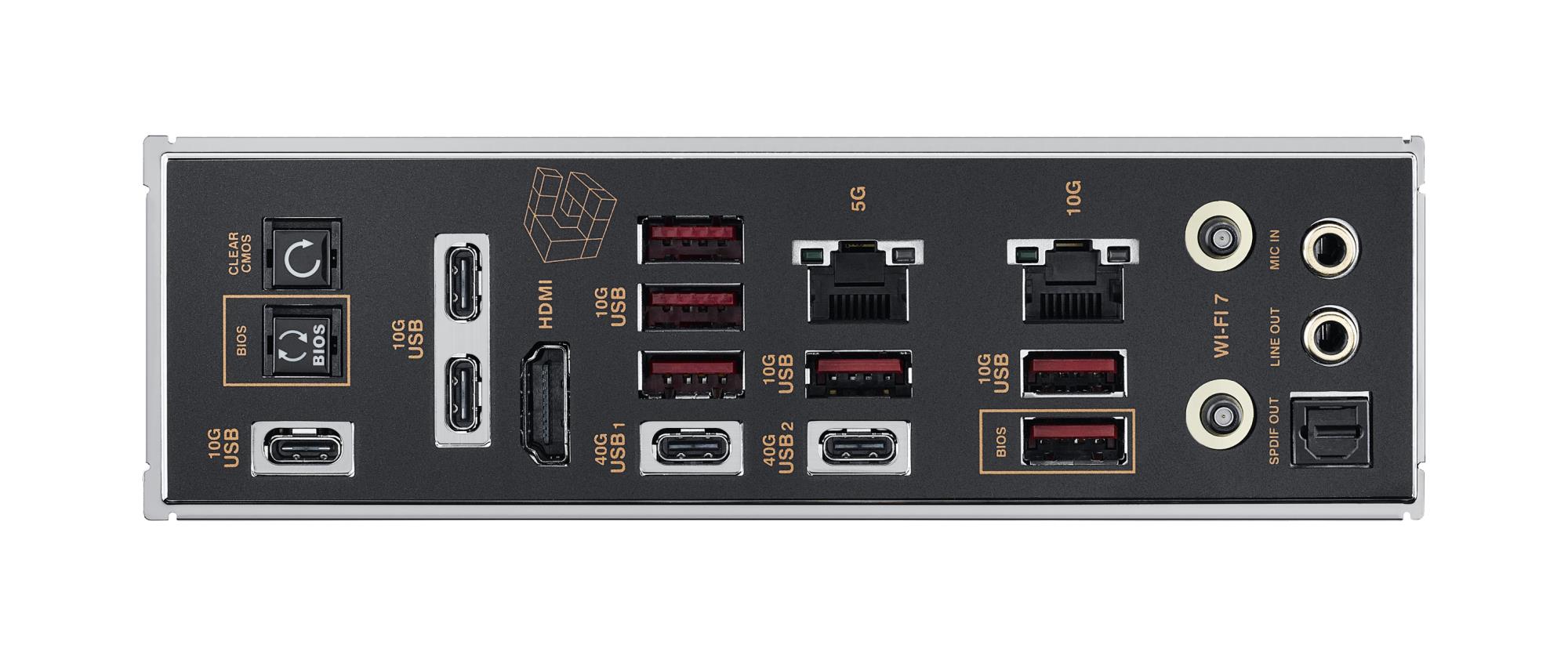 Mainboard ASUS AMD X870E Socket AM5 ATX RAM DDR5-SDRAM 4xSlots Wi-Fi Yes Bluetooth Yes 5xNumber of M.2 (M) slots ROGCROSSHAIR2006 - Image 11