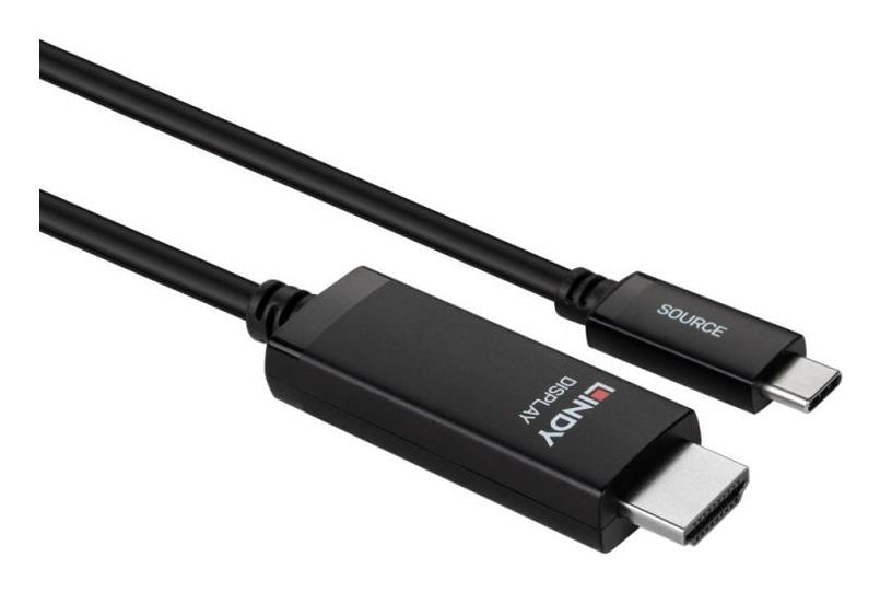 CABLE USB-C TO HDMI 8K60 1M/43433 LINDY - Image 2