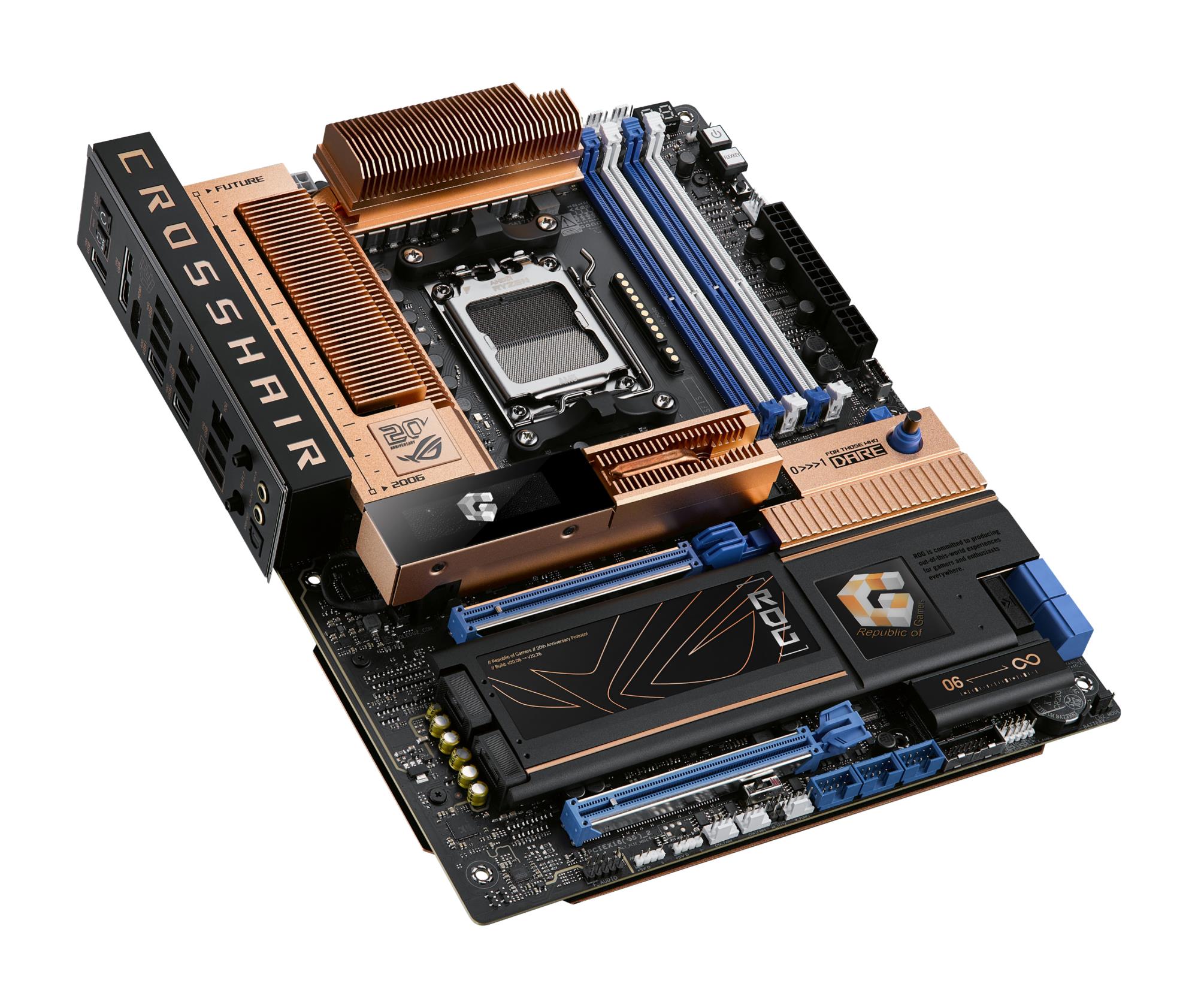 Mainboard ASUS AMD X870E Socket AM5 ATX RAM DDR5-SDRAM 4xSlots Wi-Fi Yes Bluetooth Yes 5xNumber of M.2 (M) slots ROGCROSSHAIR2006 - Image 8
