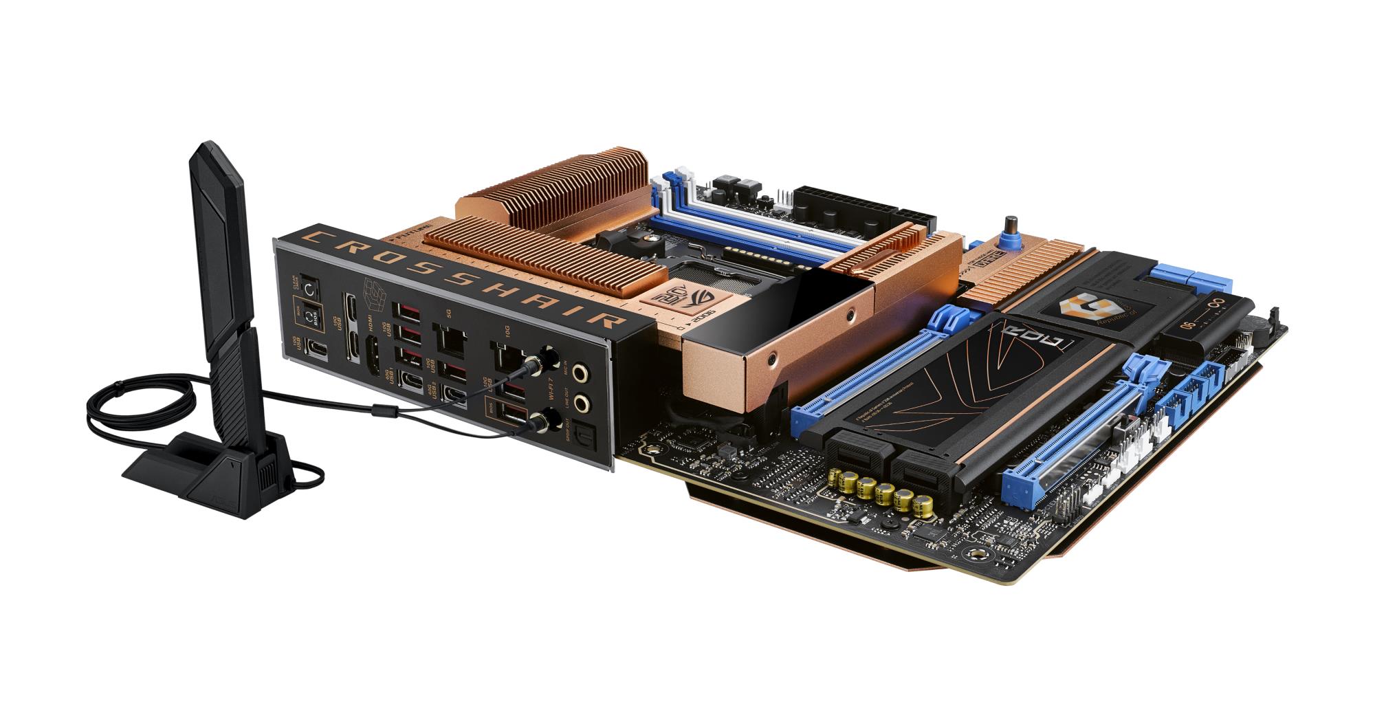 Mainboard ASUS AMD X870E Socket AM5 ATX RAM DDR5-SDRAM 4xSlots Wi-Fi Yes Bluetooth Yes 5xNumber of M.2 (M) slots ROGCROSSHAIR2006 - Image 10
