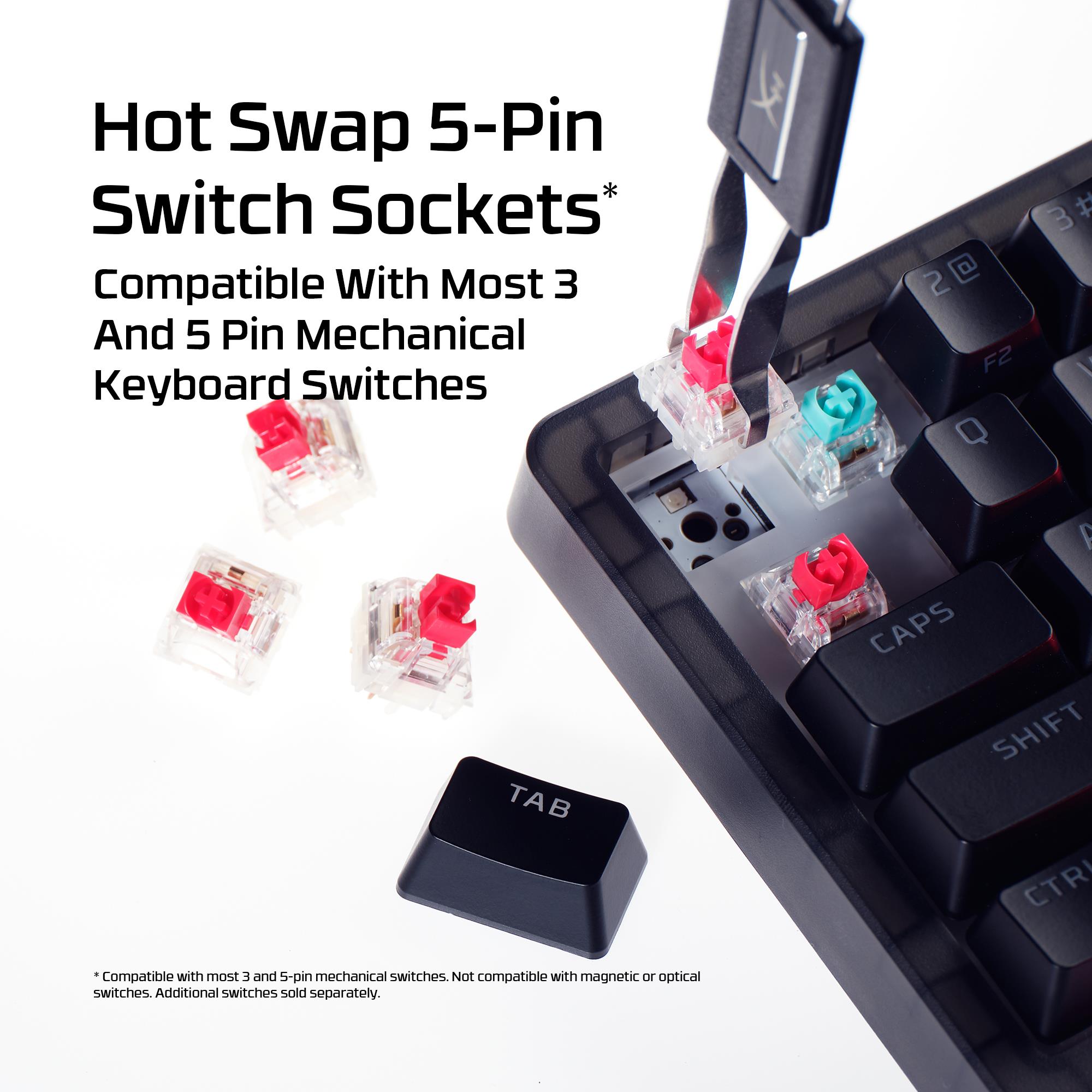 KEYBOARD ORIGINS 2 65 RGB/BLACK B4QS3AA#ABA HYPERX - Image 2