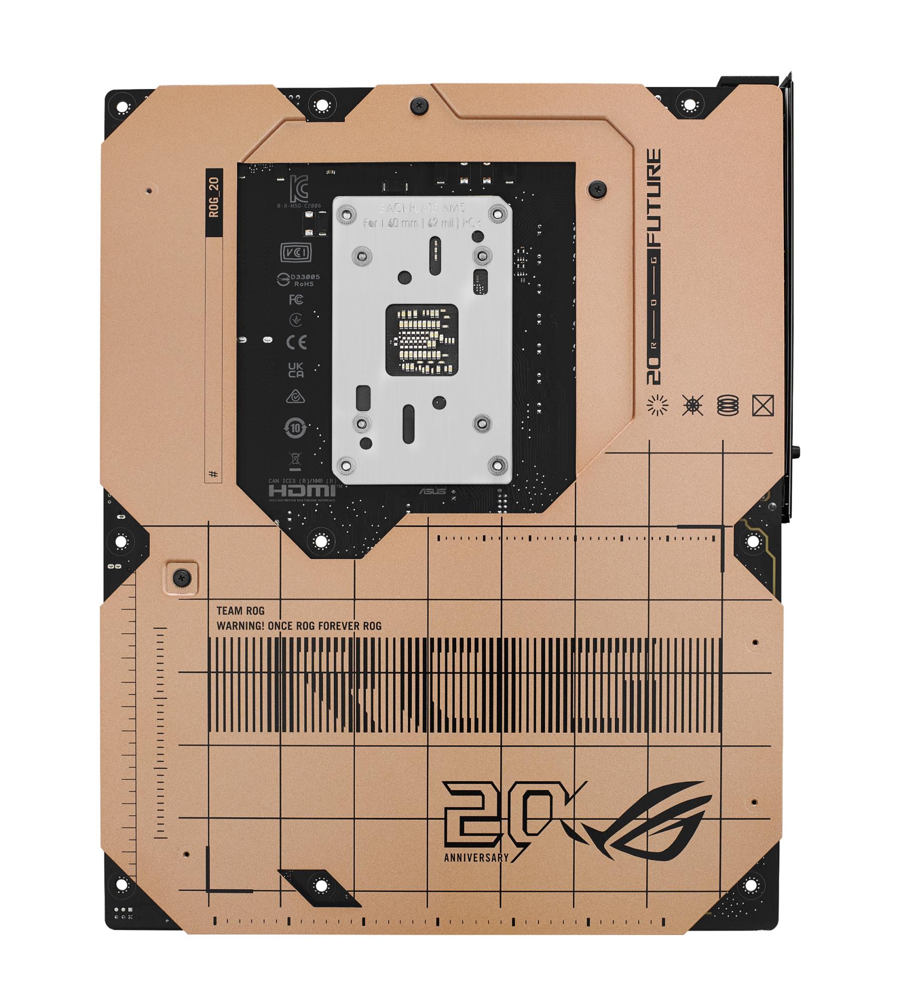Mainboard ASUS AMD X870E Socket AM5 ATX RAM DDR5-SDRAM 4xSlots Wi-Fi Yes Bluetooth Yes 5xNumber of M.2 (M) slots ROGCROSSHAIR2006 - Image 12